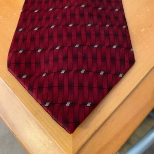 ZIGGURAT Necktie by Mulberry Neckwear, 100% Imported Silk, Hand Made